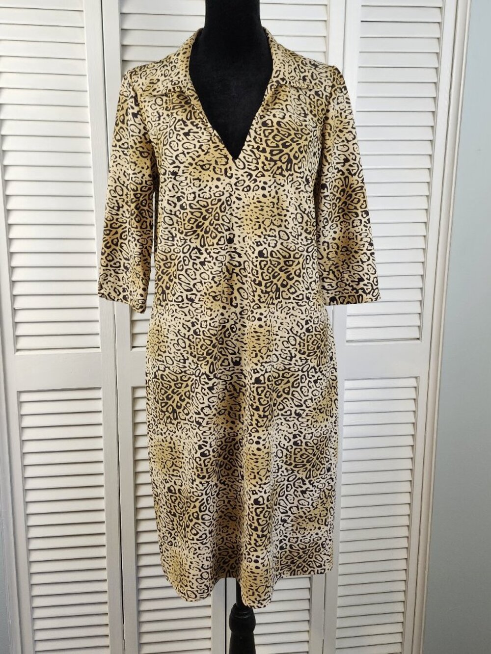 Katherine Way Activewear Dress Animal Print UPF 50+ NOLA Medium